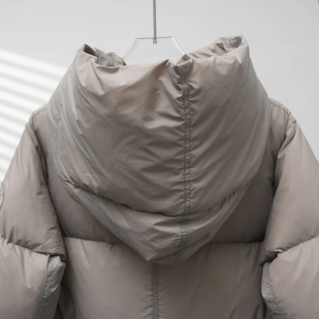 P1100 CANADA GOOSE丨Canada Goose 4829 Rhoda series hooded down jacket Color: Stone Gray Size: XS-L